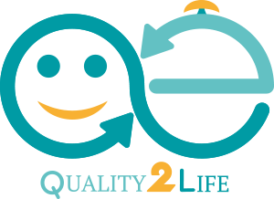 Snacks healthy bureau - Logo de Quality2Life - Plateforme collaborative de services et conciergerie d'entreprise digitale et humaine