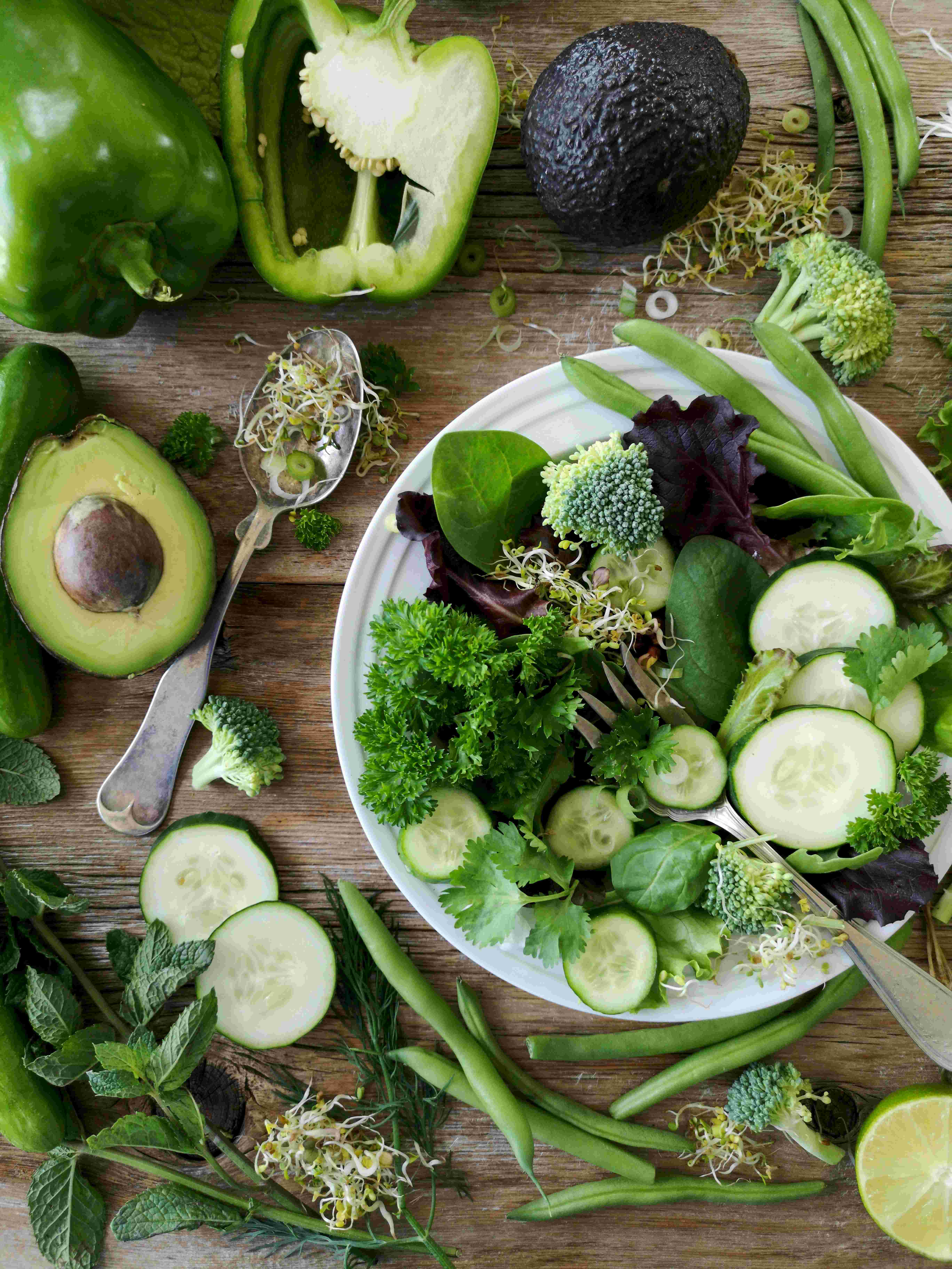 Bienfaits alimentation vegane - Legumes et crudites - vegaans dieet