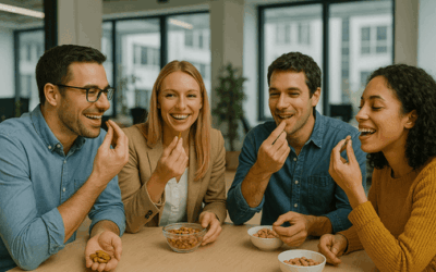 Encas sains au bureau : plus qu’un simple grignotage