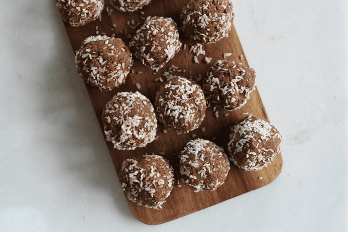 Snacks sains au bureau - energy balls