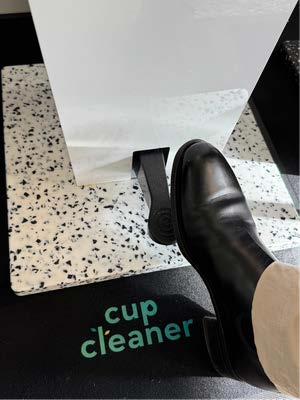 cup cleaner - borne de nettoyage pour tasses au bureau - démo étape 3