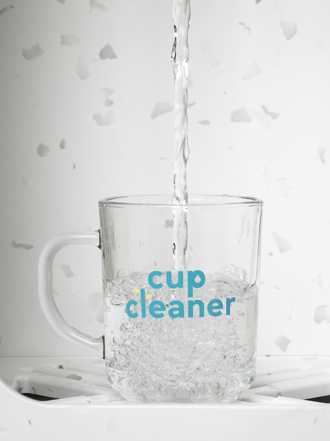cup cleaner - borne de nettoyage pour tasses au bureau - démo étape 4
