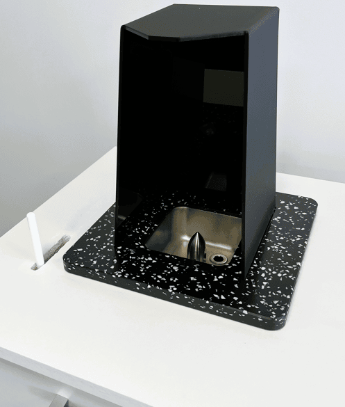 kit d'intégration pour cup cleaner - brone de rinçage encastrable sur plan de travail existant